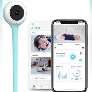 Lollipop Baby Monitor / Works great/ Pairs with phone app/ like New